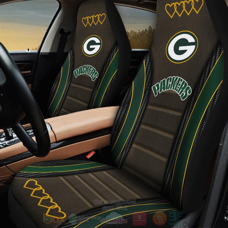 NFL Green Bay Packers Green Brown Car Seat Cover