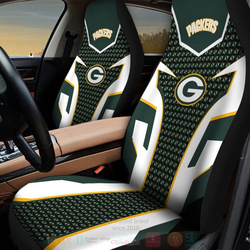 NFL Green Bay Packers Green White Car Seat Cover