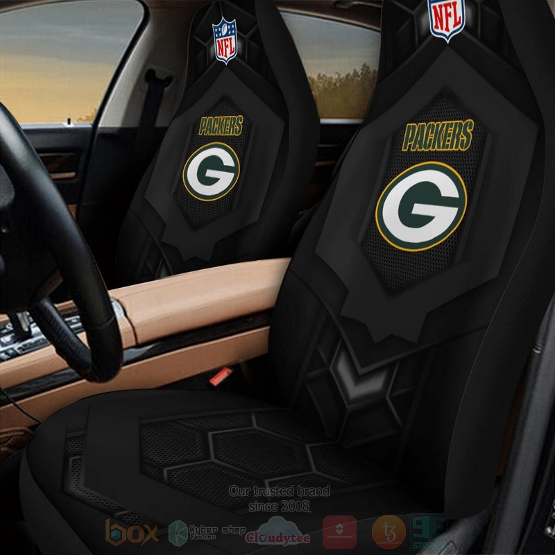 NFL Green Bay Packers Green Car Seat Cover