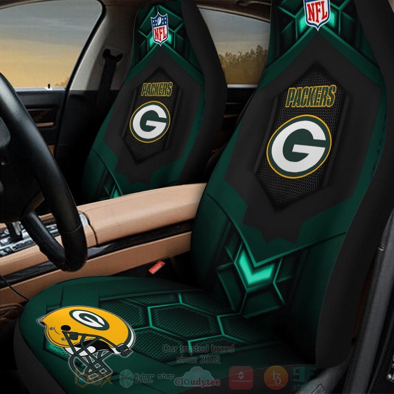NFL Green Bay Packers Yellow Green Car Seat Cover
