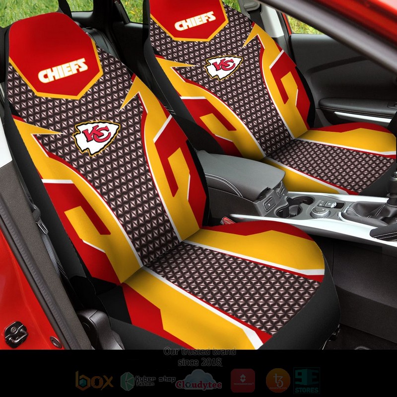NFL Kansas City Chiefs Red Car Seat Cover 1