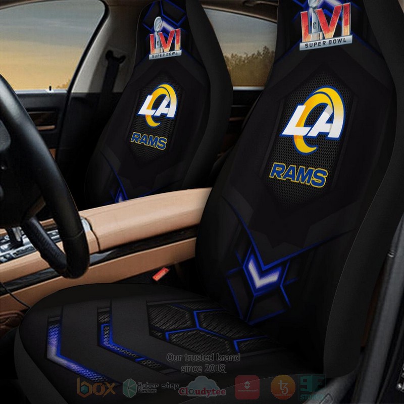 NFL Los Angeles Rams Blacks Car Seat Cover