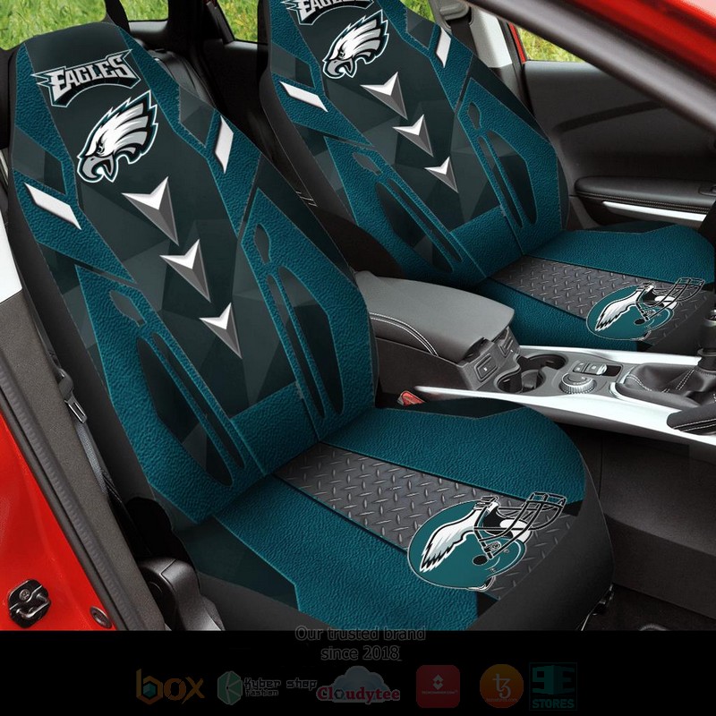 NFL Philadelphia Eagles Black Blue Car Seat Cover