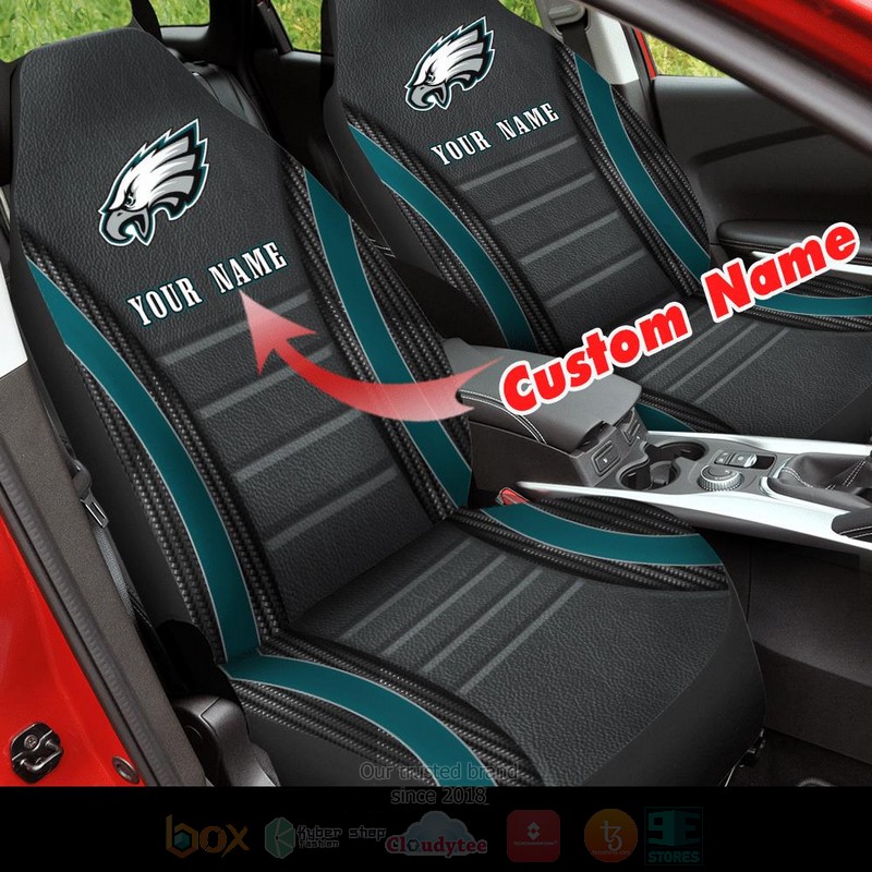 NFL Philadelphia Eagles Custom Name Car Seat Cover