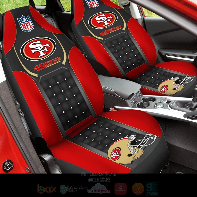 NFL San Francisco 49ers Red Black Car Seat Cover