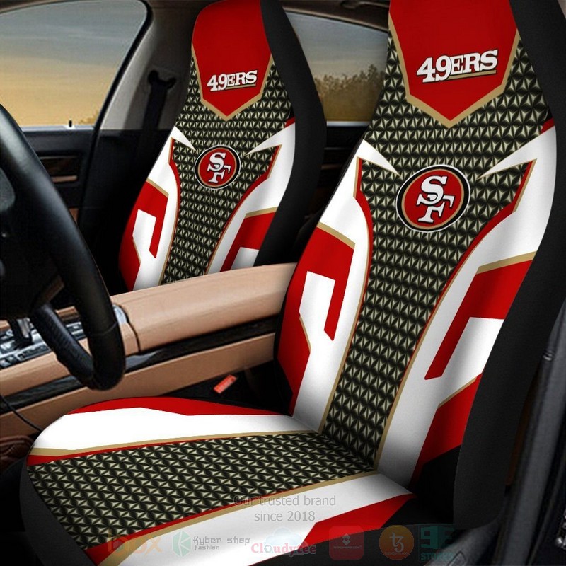 NFL San Francisco 49ers Red White Car Seat Cover