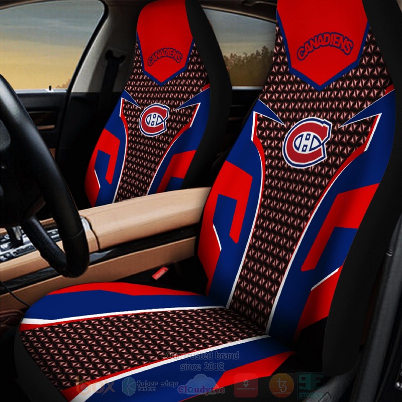 NHL Montreal Canadiens Red Blue Car Seat Cover 1