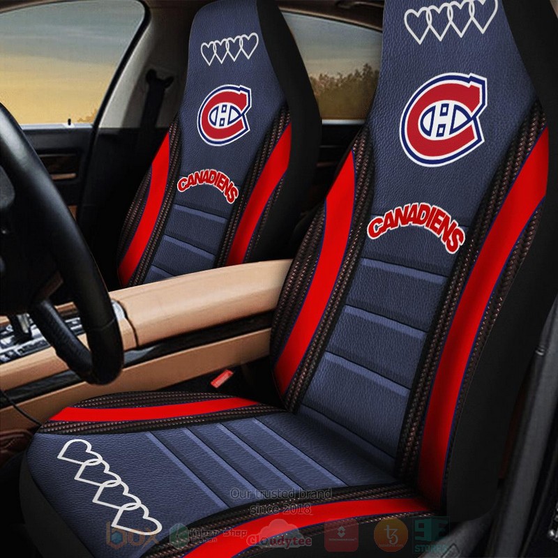 NHL Montreal Canadiens Red Grey Car Seat Cover