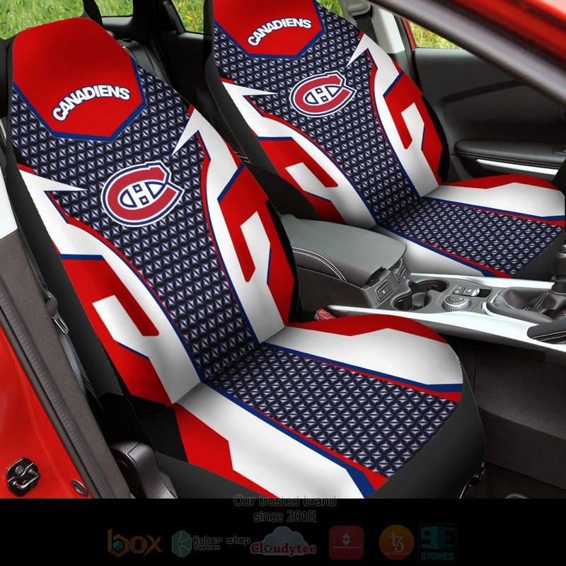 NHL Montreal Canadiens Red White Car Seat Cover 1