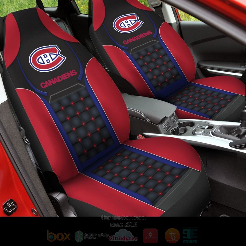 NHL Montreal Canadiens Red Car Seat Cover 1