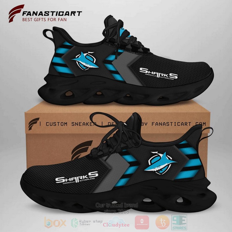 NRL Cronulla Sutherland Sharks Clunky Max Soul Shoes