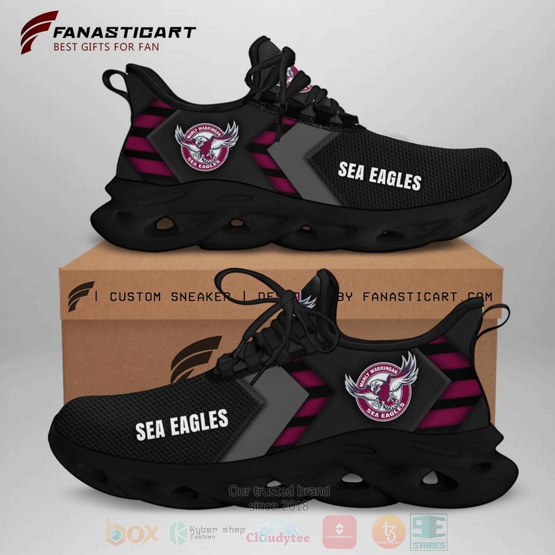 NRL Manly Warringah Sea Eagles Clunky Max Soul Shoes