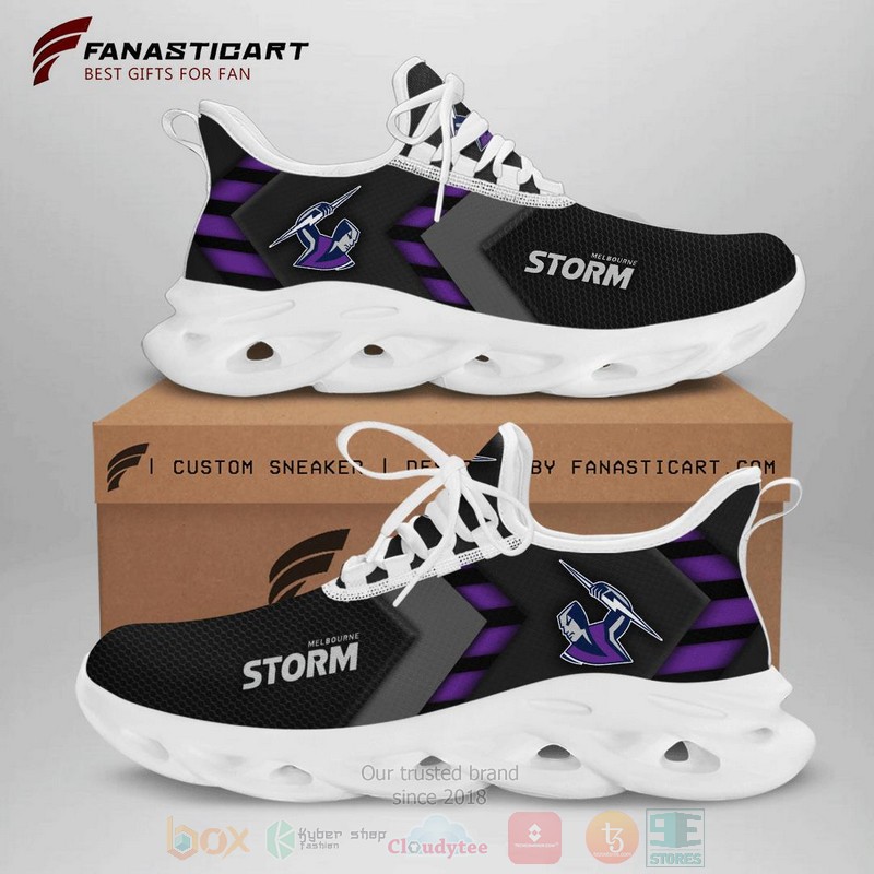 NRL Melbourne Storm Clunky Max Soul Shoes 1 2