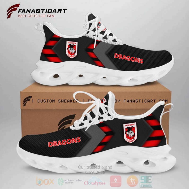 NRL St. George Illawarra Dragons Clunky Max Soul Shoes 1 2