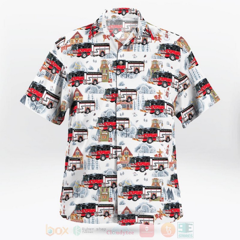 Nevada Truckee Meadows Fire Protection District Christmas Hawaiian Shirt 1