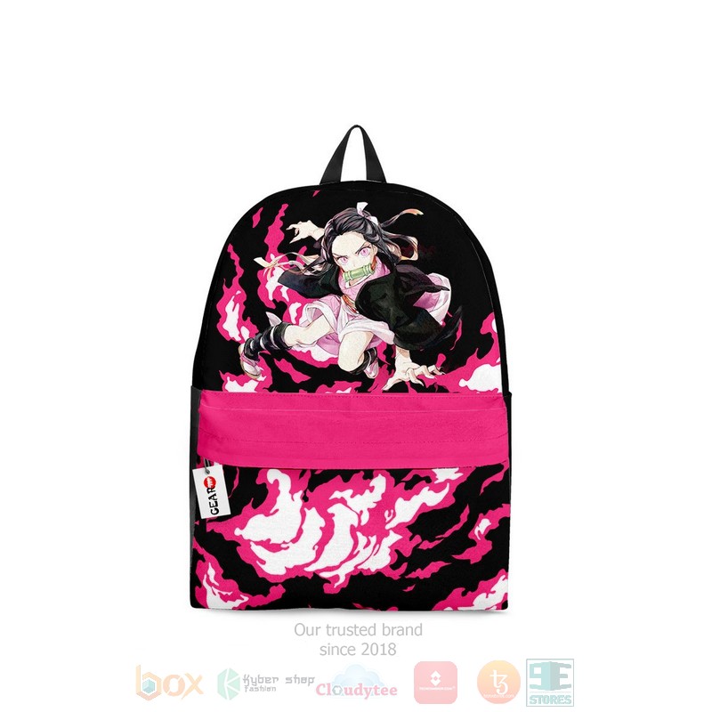 Nezuko Blood Demon Art Anime Kimetsu Backpack
