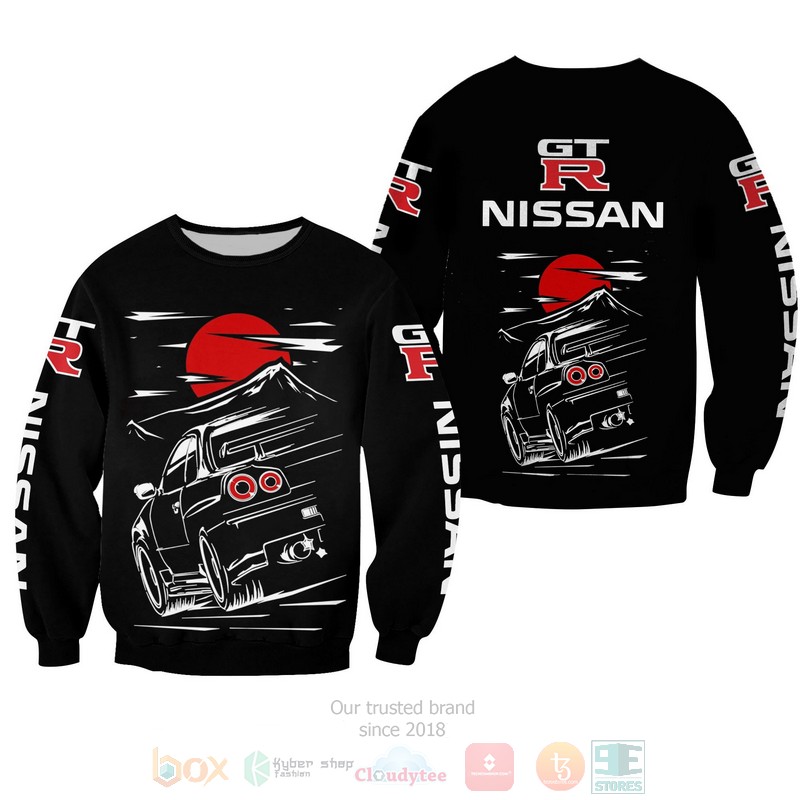 Nissan Gtr Skyline 34 Haruna Graphic 3D Hoodie Shirt 1