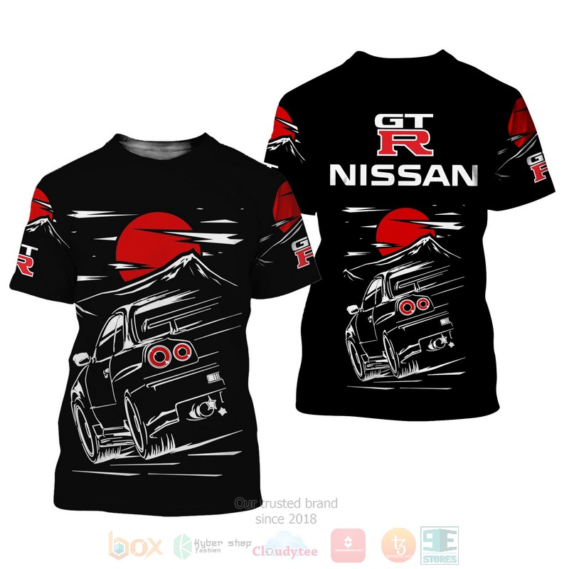 Nissan Gtr Skyline 34 Haruna Graphic 3D Hoodie Shirt 1 2