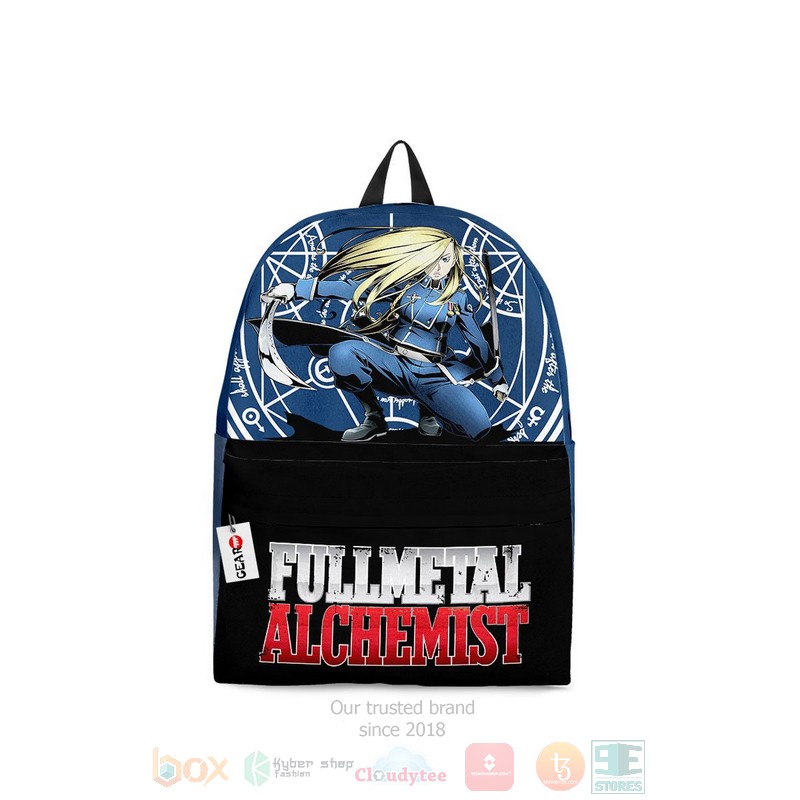 Olivier Mira Armstrong Anime Fullmetal Alchemist Backpack