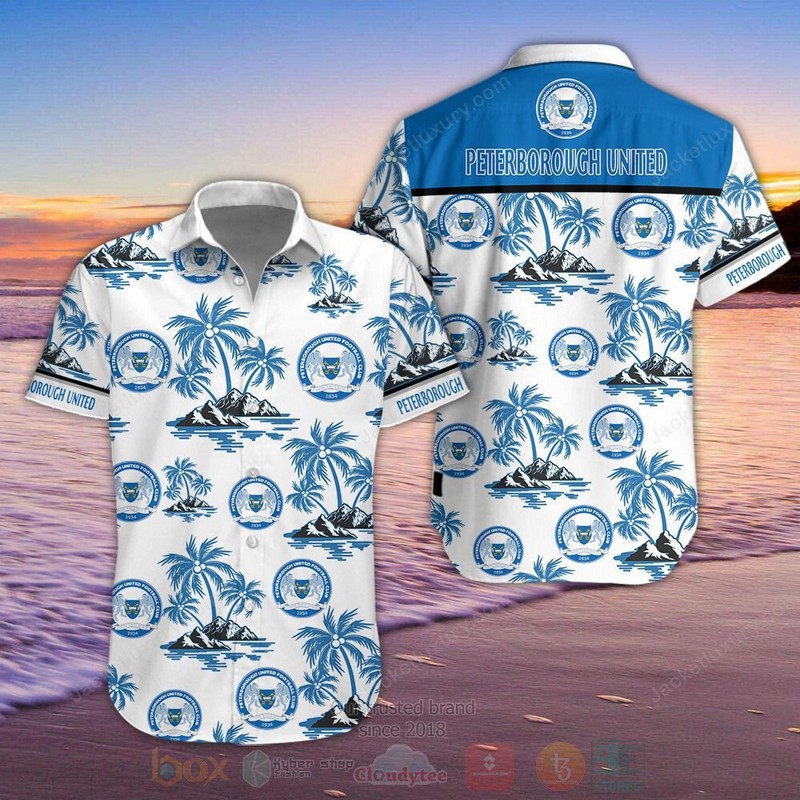 Peterborough United F.C Hawaiian Shirt Short