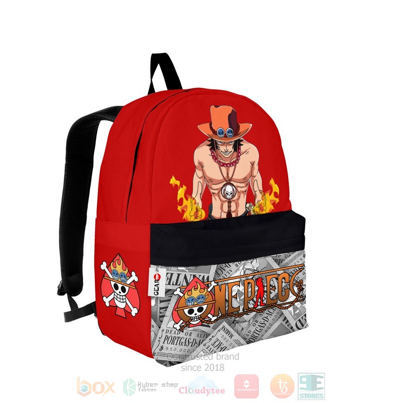 Portgas D. Ace One Piece Anime Backpack 1