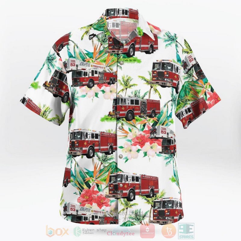 Purchase New York Purchase Fire Department Hawaiian Shirt 1