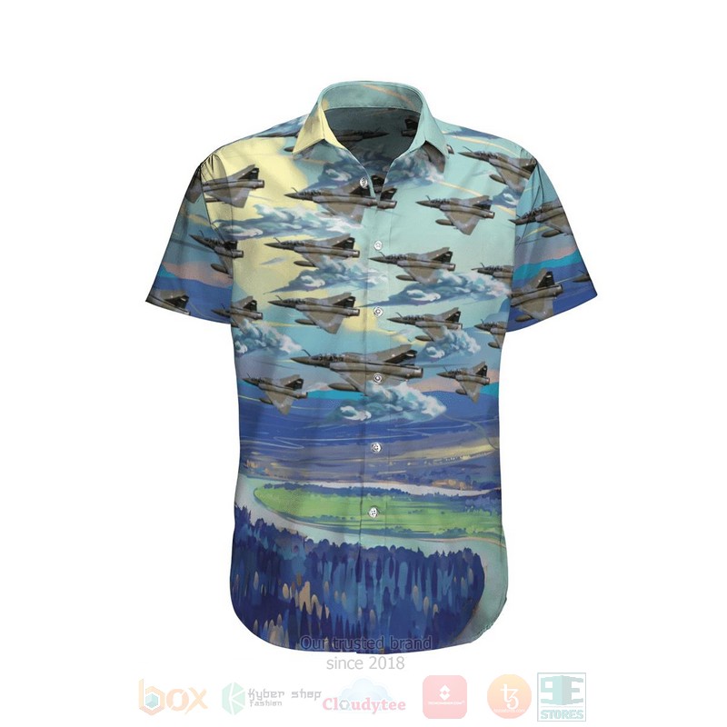 Mirage 2000D French Air and Space Force Hawaiian Shirt Short