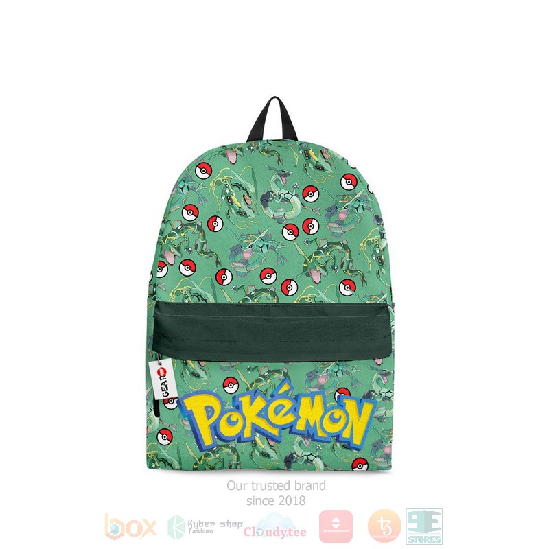 Rayquaza Pokemon Anime Backpack