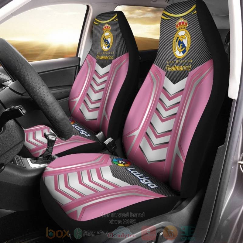 Real Madrid Pink Car Seat Cover