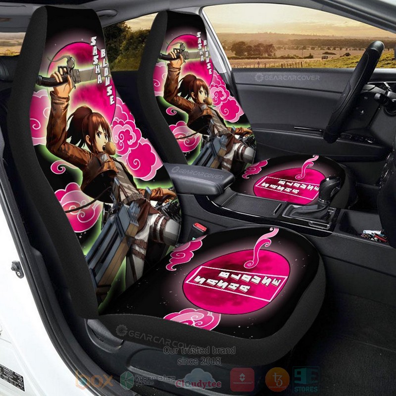 Sasha Blouse Attack On Titan Anime Car Seat Cover