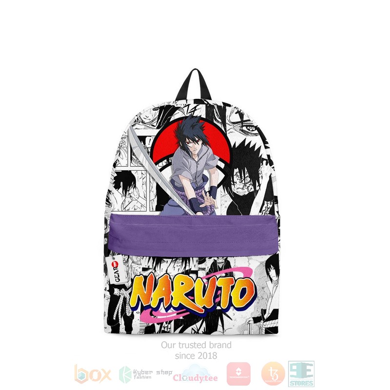 Sasuke Uchiha Naruto Anime Manga Backpack