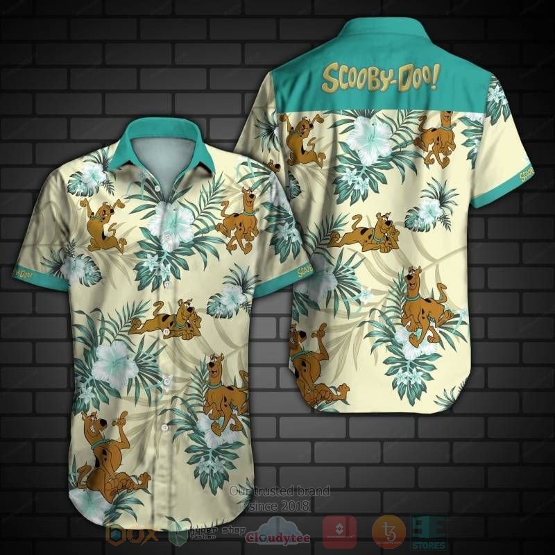 Scooby Doo Short Sleeve Hawaiian Shirt