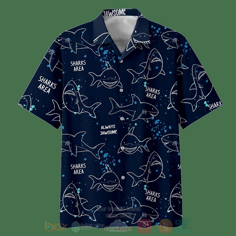 Sharks Are Short Sleeve Hawaiian Shirt