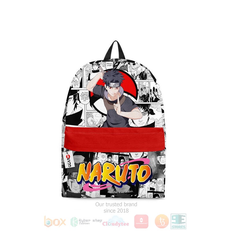 Shisui Uchiha Naruto Anime Manga Backpack