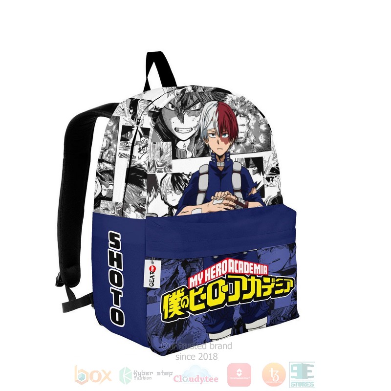 Shoto Todoroki My Hero Academia Anime Manga Backpack 1