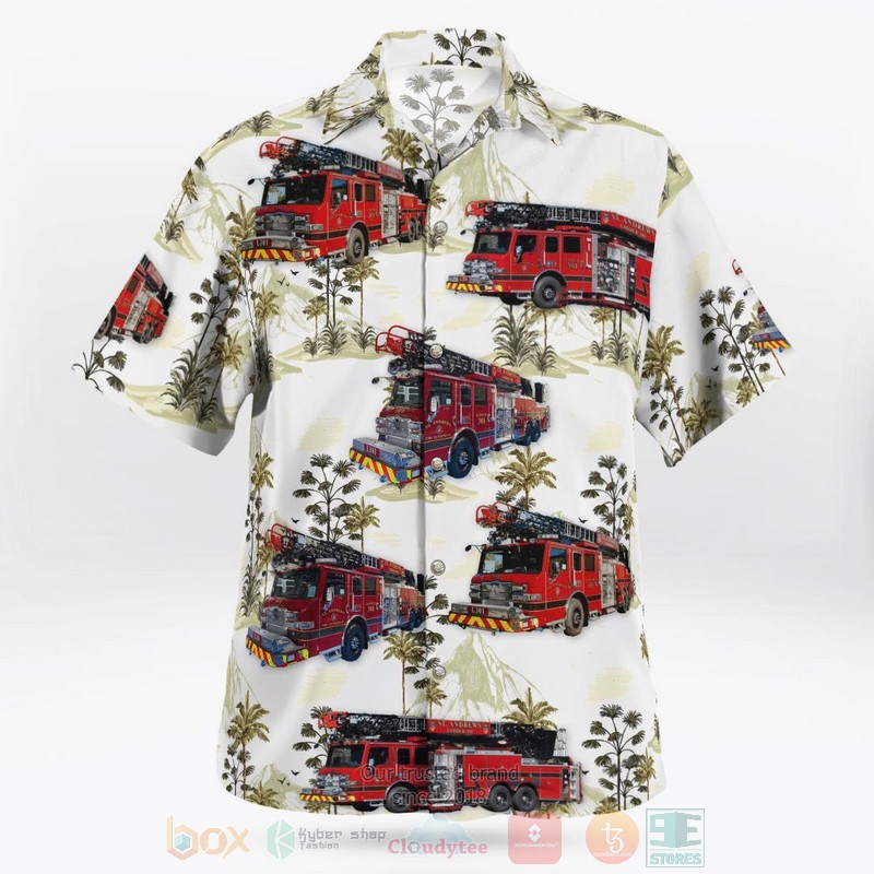 St. Andrews Fire Department Hawaiian Shirt 1