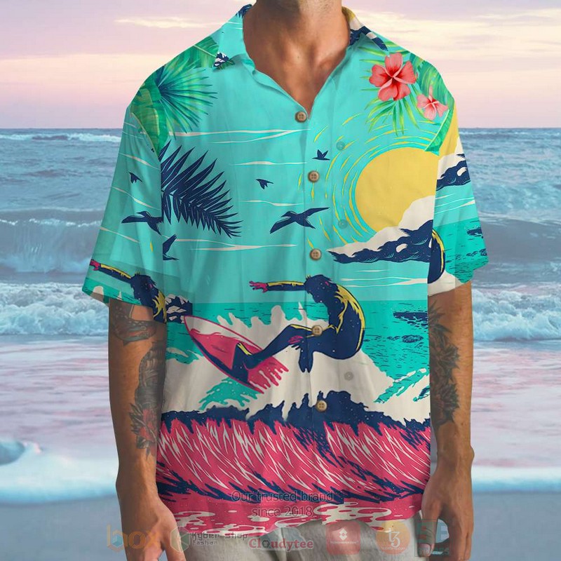 Surfing May The Waves Be Good Where You Are Hawaiian Shirt 1 2