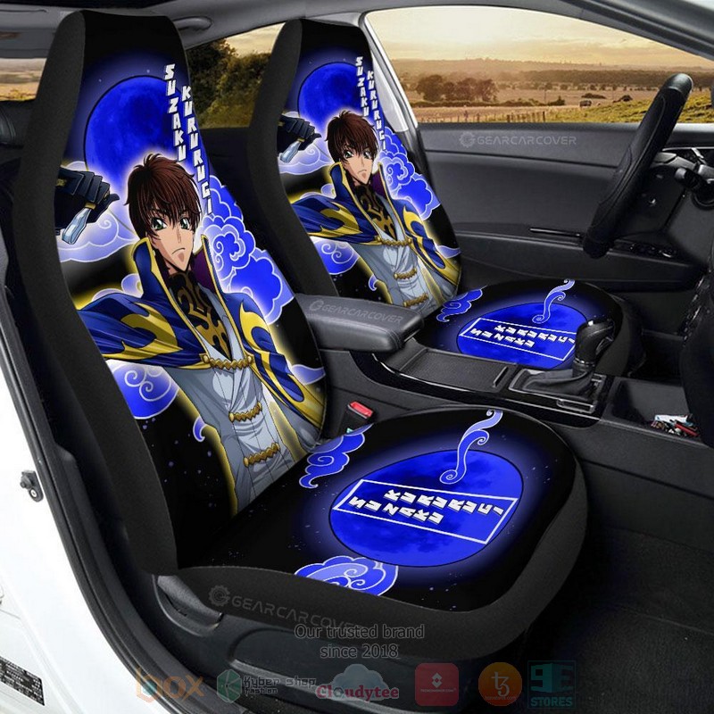 Suzaku Kururugi Code Geass Anime Car Seat Cover