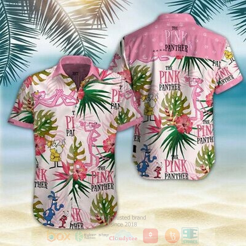 The Pink Panther Short Sleeve Hawaiian Shirt