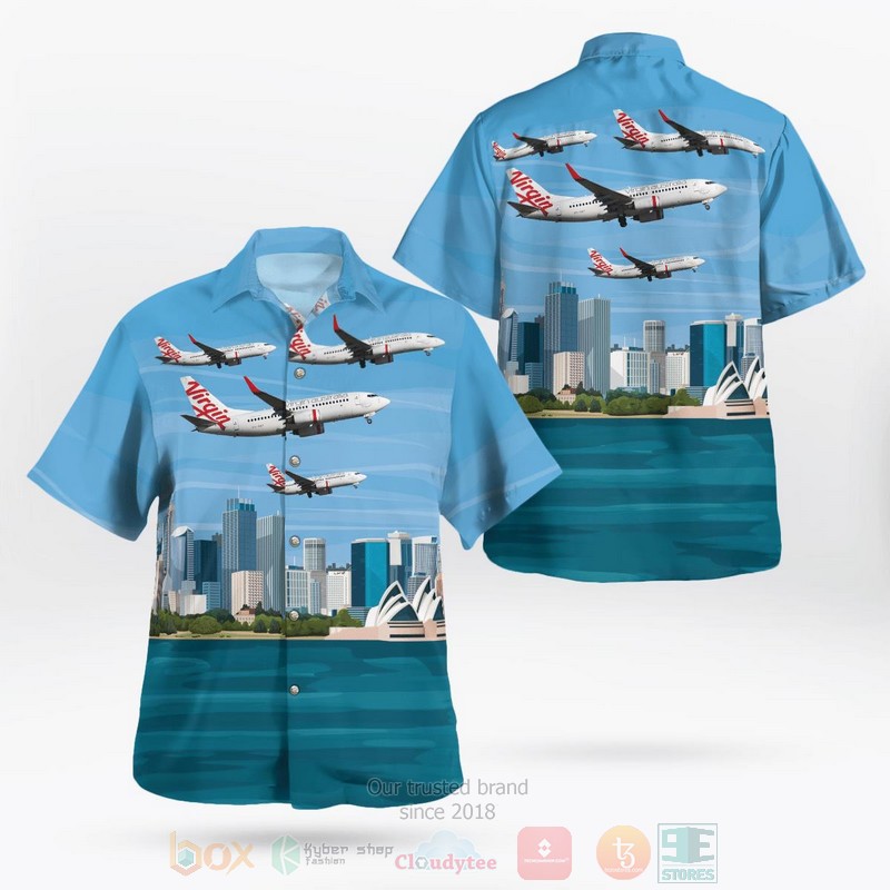 Virgin Australia Airlines Boeing 737 700 Hawaiian Shirt