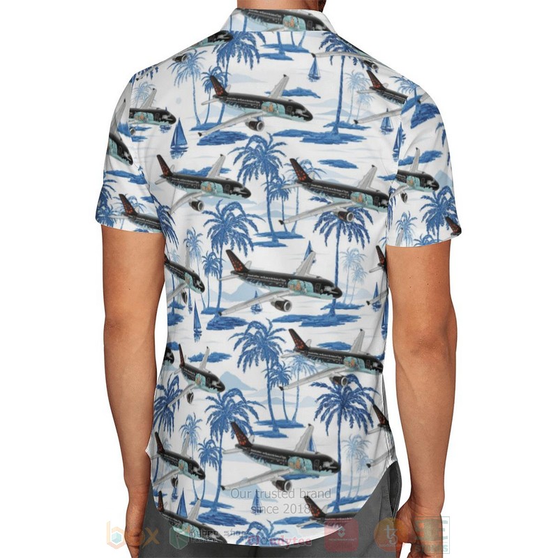 Brussels airlines Airbus A320 Tintin Hawaiian Shirt 1 2