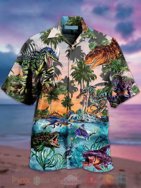 Lost In Dino Era Hawaiian Shirt