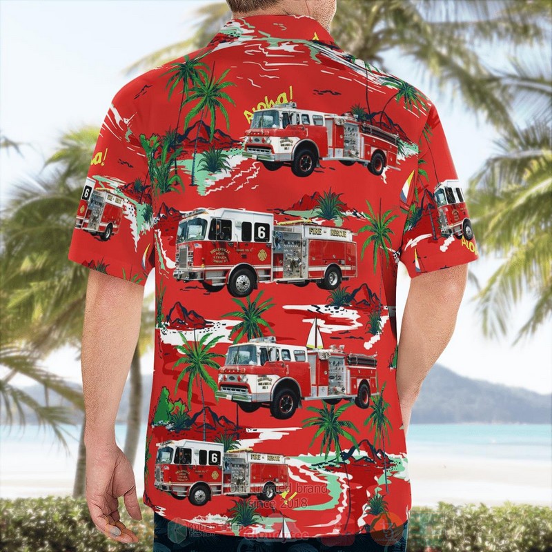 Adams County Pennsylvania Biglerville Hose Truck Company Hawaiian Shirt 1