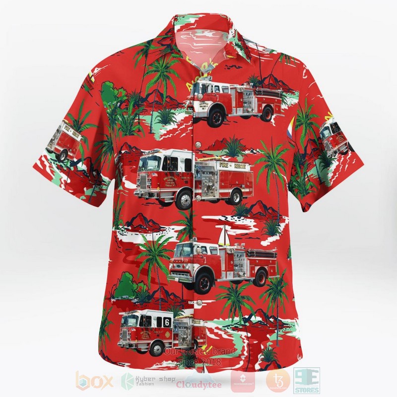 Adams County Pennsylvania Biglerville Hose Truck Company Hawaiian Shirt 1 2