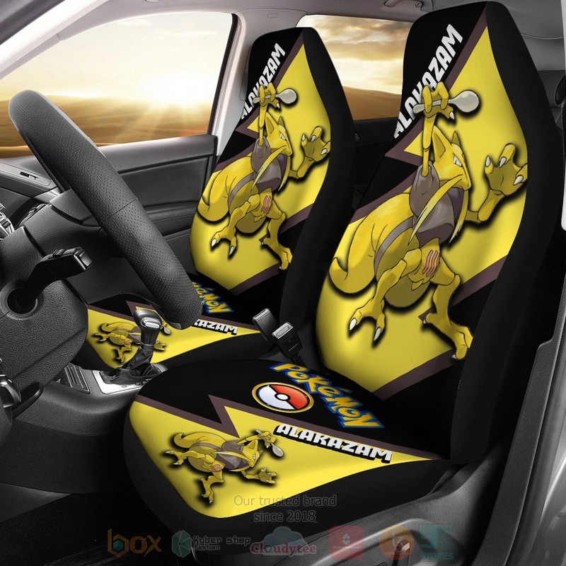 Alakazam Anime Pokemon Car Seat Cover