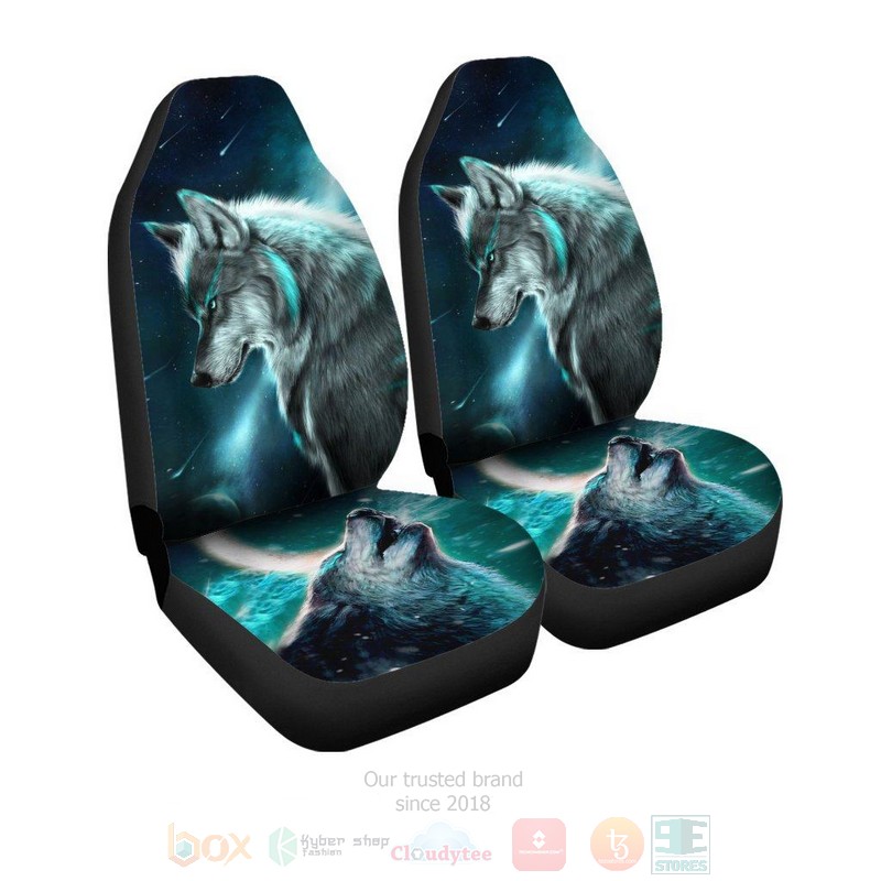 Alpha Wolf Car Seat Covers 1