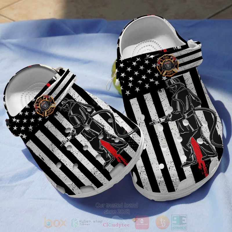 American Firefighter for Men Crocband Crocs Clog Shoes