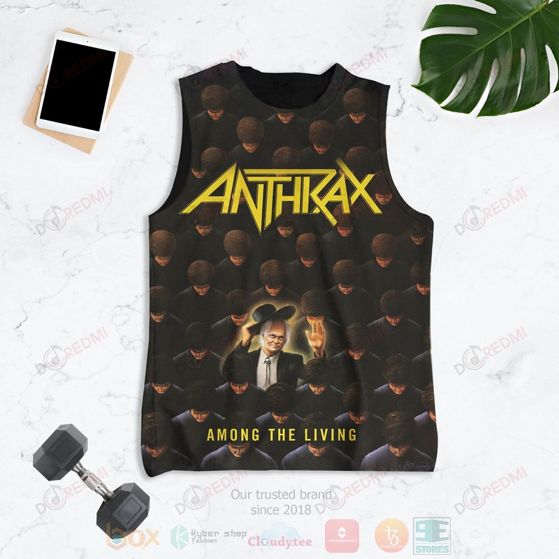 NEW Anthrax Among the Living Album 3D Tank Top2