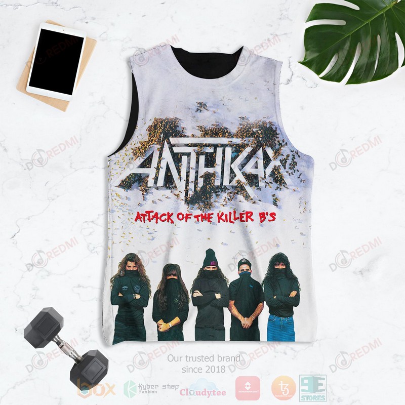 NEW Anthrax Attack of the Killer B's Album 3D Tank Top2