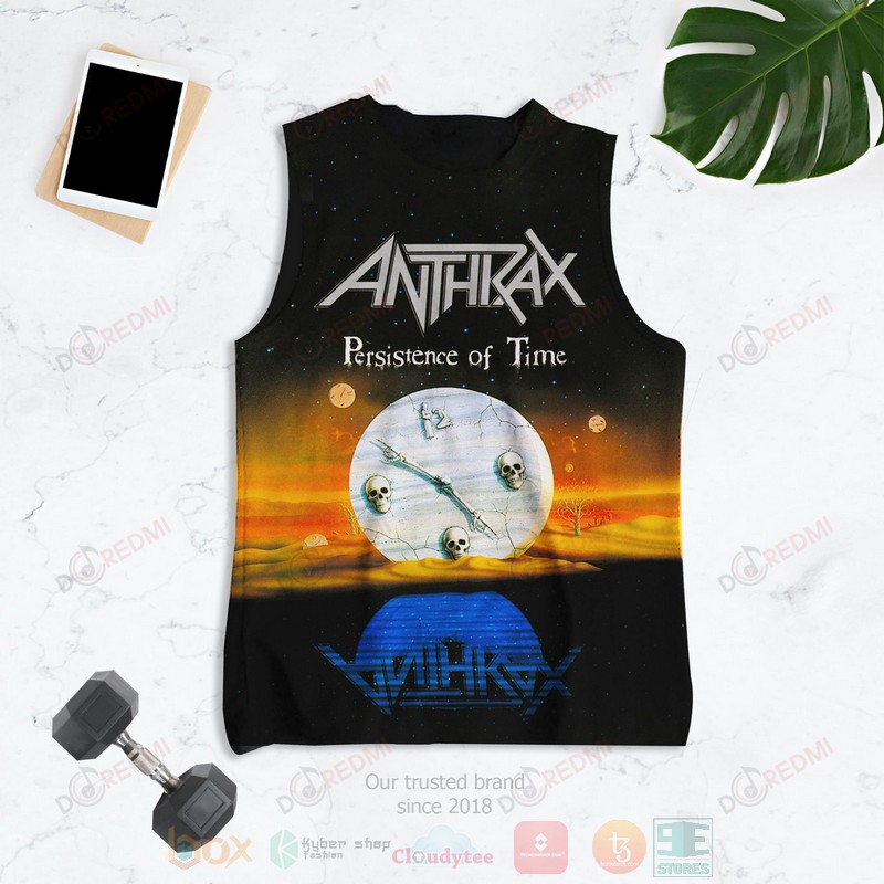 NEW Anthrax Persistence of Time Album 3D Tank Top1
